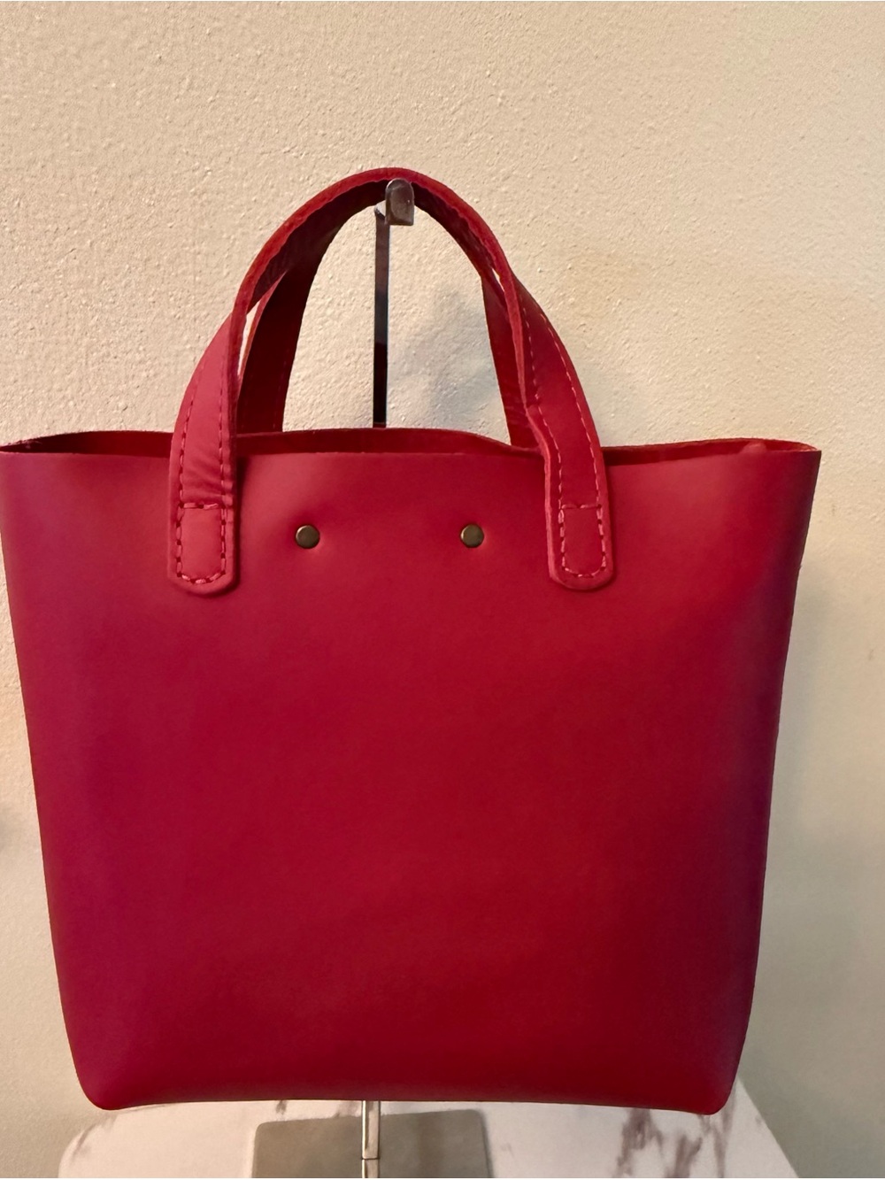 Portland Leather Mini Crossbody, Ruby Classic Tote, NWT - Picture 2 of 8